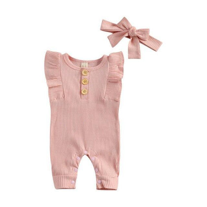 Carrie Romper Pink